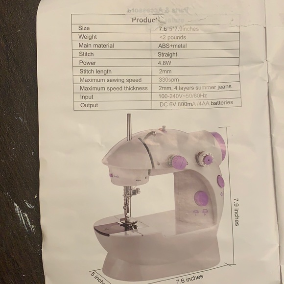 Mini sewing machine - Picture 13 of 17